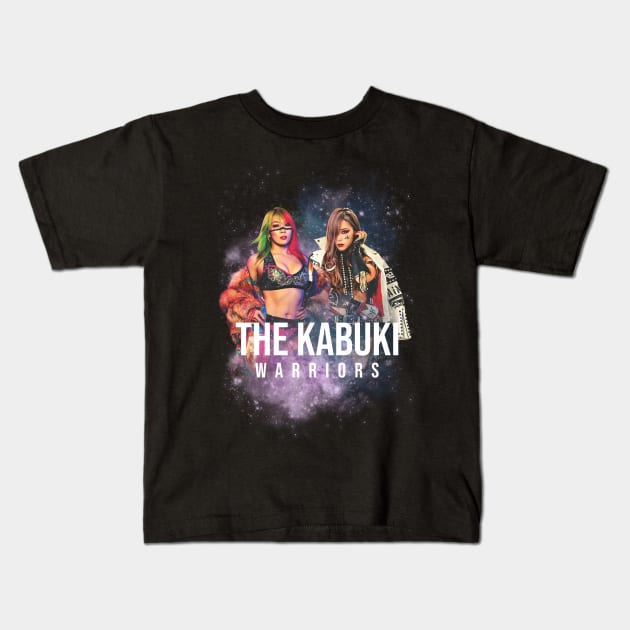 THE KABUKI WARRIORS Kids T-Shirt by Garangone